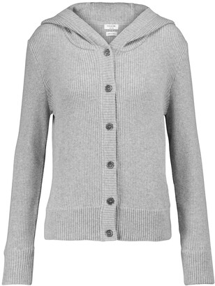 Thom Browne Hooded cashmere cardigan