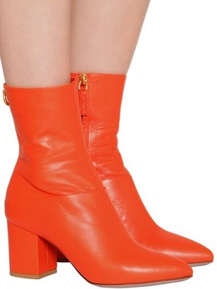 Valentino Garavani 70mm Ringstud Leather Ankle Boots