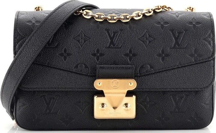 Marceau Bag - Luxury Monogram Empreinte Leather Black