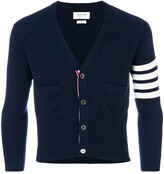 Thumbnail for your product : Thom Browne 4-Bar Short Cashmere Cardigan