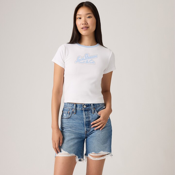 Levi's Graphic Essential Sporty Tee T-Shirt - Women's - White