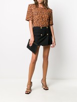 Thumbnail for your product : Balmain Button-Embellished Mini Skirt