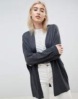 Thumbnail for your product : ASOS Design DESIGN eco cardigan in oversize fine knit