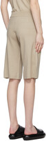 Thumbnail for your product : Frenckenberger Beige Cashmere Adi Shorts