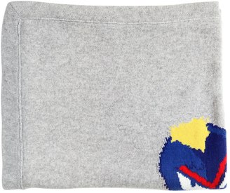 Fendi Doubled Knitted Wool & Cashmere Blanket