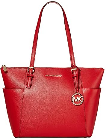 MICHAEL Michael Kors Red Saffiano Leather Handbags | Shop the world's  largest collection of fashion | ShopStyle