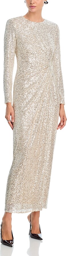 Eliza J Side Ruffled Gown