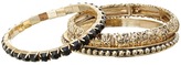 Thumbnail for your product : GUESS Three Piece Etched And Stone Stretch Bracelet