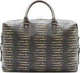 Thumbnail for your product : Dolce & Gabbana Grey Pebbled Sword Print Travel Bag
