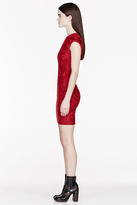 Thumbnail for your product : Alexander McQueen Ruby Red Knit Jacquard dress