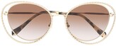 Thumbnail for your product : Miu Miu Eyewear La Mondaine cat eye-frame sunglasses