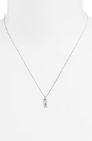 Thumbnail for your product : Nashelle Sterling Silver Initial Mini Bar Necklace