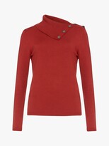 Thumbnail for your product : Phase Eight Rachele Button Neck Jumper, Spice