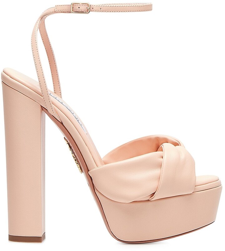 Aquazzura Olie Platform High-Heel Sandals - ShopStyle
