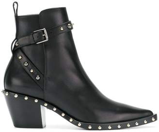 Versace studded ankle boots