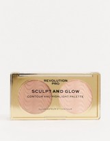Thumbnail for your product : Revolution Pro Sculpt and Glow Duo Contour and Highlight Palette - Desert Sky