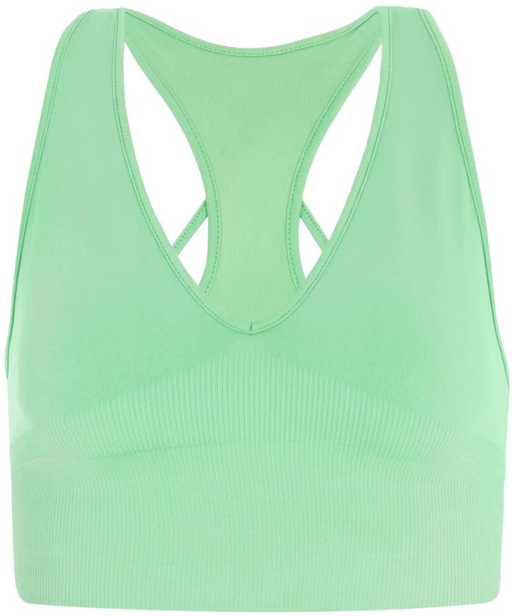 neon sports bra