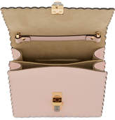 Thumbnail for your product : Fendi Pink Scalloped Kan I Bag