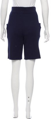 Baja East Knit Knee-Length Shorts w/ Tags