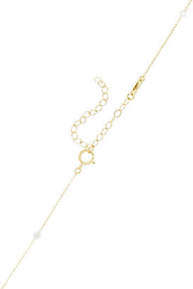 Mizuki 14-karat Gold, Pearl And Diamond Necklace