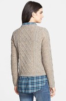 Thumbnail for your product : Hinge Speckle Cable Knit Sweater