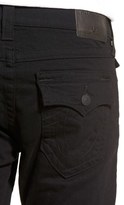 Thumbnail for your product : True Religion 'Geno - Flap Core' Straight Leg Jeans (Dark Metal)