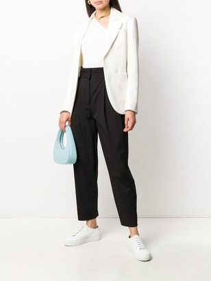 Pt01 High-Waisted Pleated Trousers