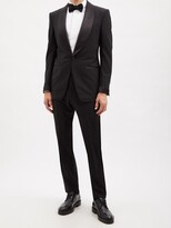 Thumbnail for your product : Tom Ford Shawl-lapel Wool-blend Crepe Tuxedo - Black