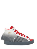 Thumbnail for your product : adidas Faux Shark Leather High Top Sneakers