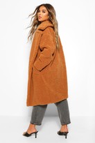 Thumbnail for your product : boohoo Petite Long Teddy Faux Fur Coat