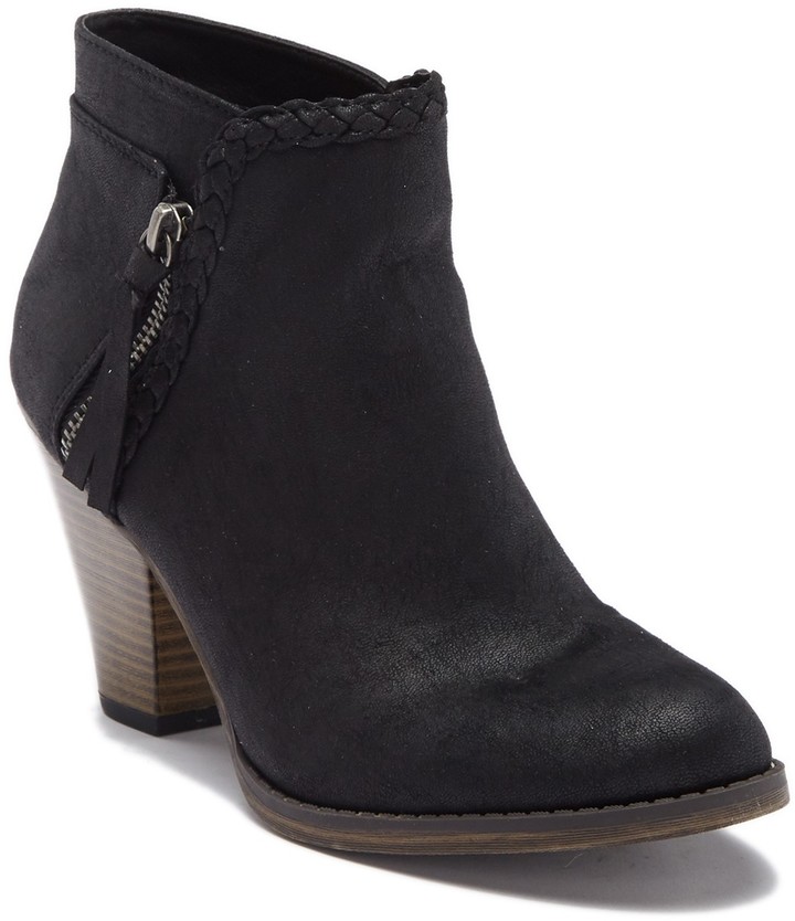 kori block heel bootie