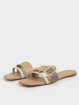 Thumbnail for your product : Charles & Keith Buckle Slide Sandals