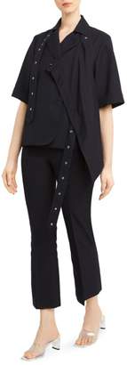 Rokh Distorted Kick-Flare Trousers