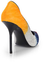 Thumbnail for your product : Pierre Hardy Multicolor Calf Hair Pumps