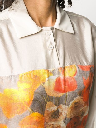 Soulland Arlene oversized floral print shirt