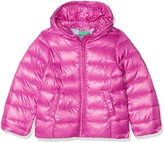 Benetton Girl's Down Jacket Long Sleeve Jacket,(Manufacturer Size: L)
