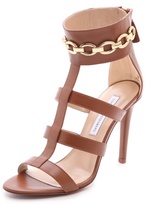 Thumbnail for your product : Diane von Furstenberg Uma Chain Trim Sandals