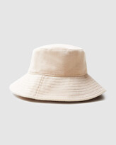 Thumbnail for your product : Subtitled Caribbean Towelling Bucket Hat - Sand