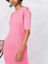Thumbnail for your product : Pleats Please Issey Miyake Plisse Effect Midi Dress