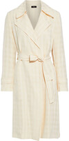 Thumbnail for your product : Theory Oaklane Gingham Cupro Trench Coat