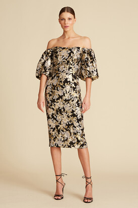 ML Monique Lhuillier Cap-Sleeve Tiered Mesh Dress - ShopStyle