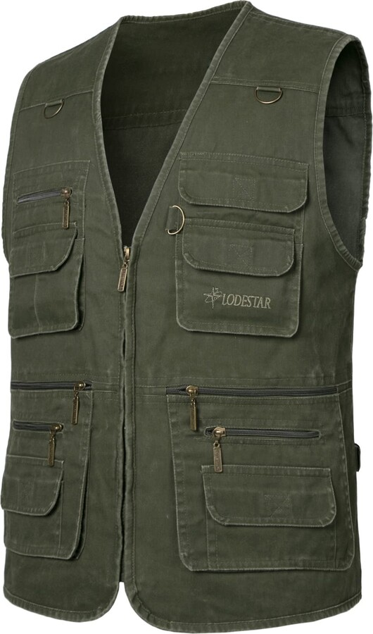 Yukirtiq Men's Fishing Vest Outdoor Camping Hunting Waistcoat Safari