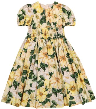 Dolce & Gabbana Children Floral cotton dress