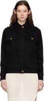 Black Compact Denim Jacket 