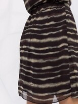 Thumbnail for your product : Patrizia Pepe Tie-Dye Wrap Skirt