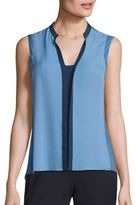Thumbnail for your product : Elie Tahari Karrie Colorblock Silk Blouse