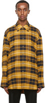 Thumbnail for your product : Wooyoungmi Yellow Plaid Shirt