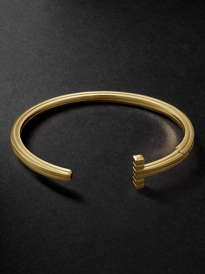 Tom Ford 18-Karat Gold Cuff - ShopStyle Jewelry