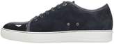 Thumbnail for your product : Lanvin Low Top Sneakers In Grey Suede And Leather