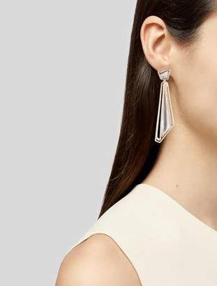 Alexis Bittar Magnesite, Lucite & Crystal Drop Earrings